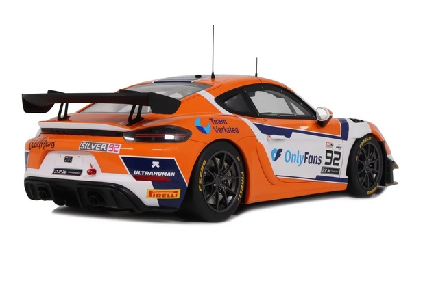 Porsche 718 Cayman GT4 RS Clubsport #92 Heyerdahl/Maloy GT4 European Series 2024 1:18 OttOmobile