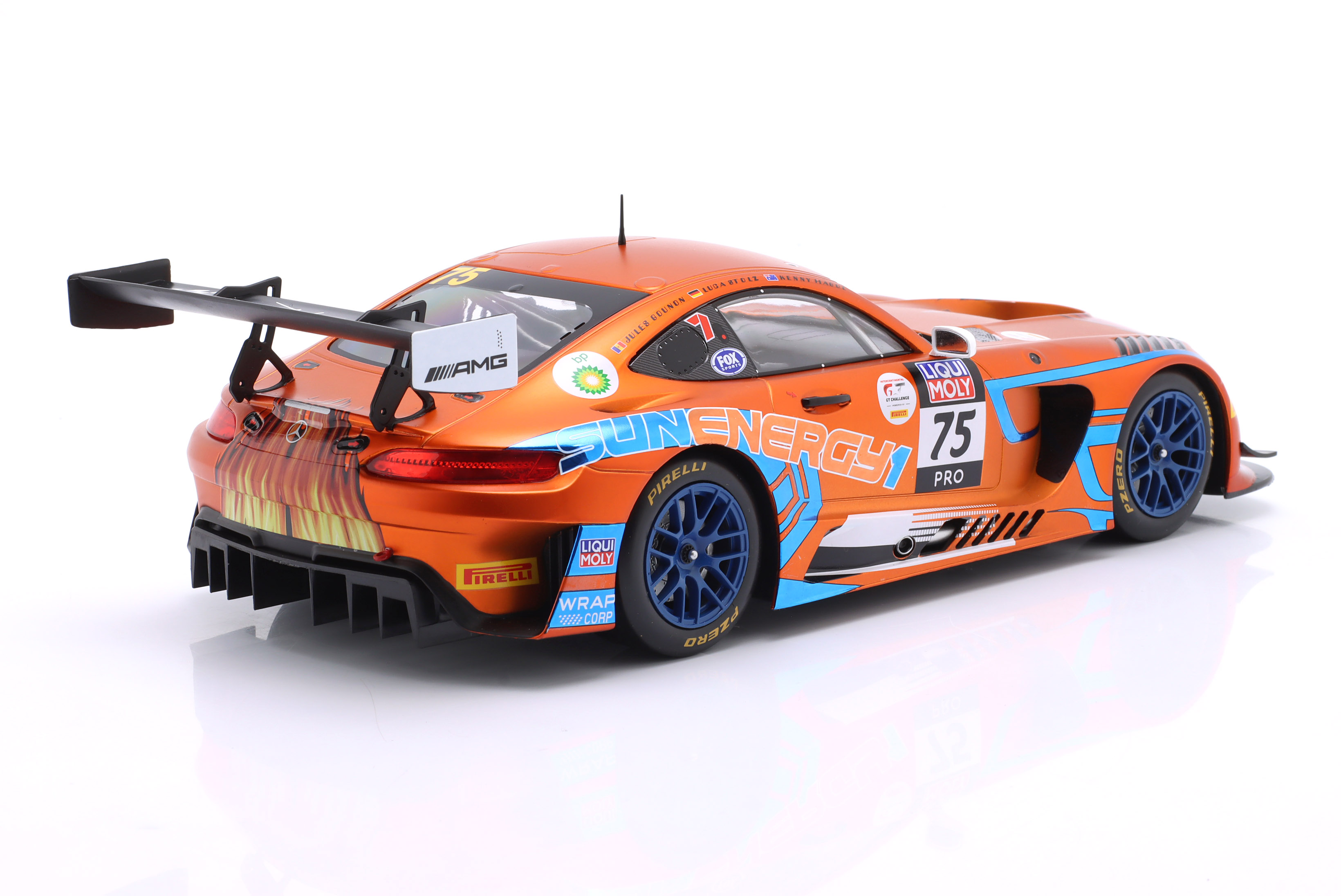 Mercedes-AMG GT3 EVO SunEnergy1 #75 Habul/Gounon/Stolz Winner 12H Bathurst 2023 1:18 Ixo Models