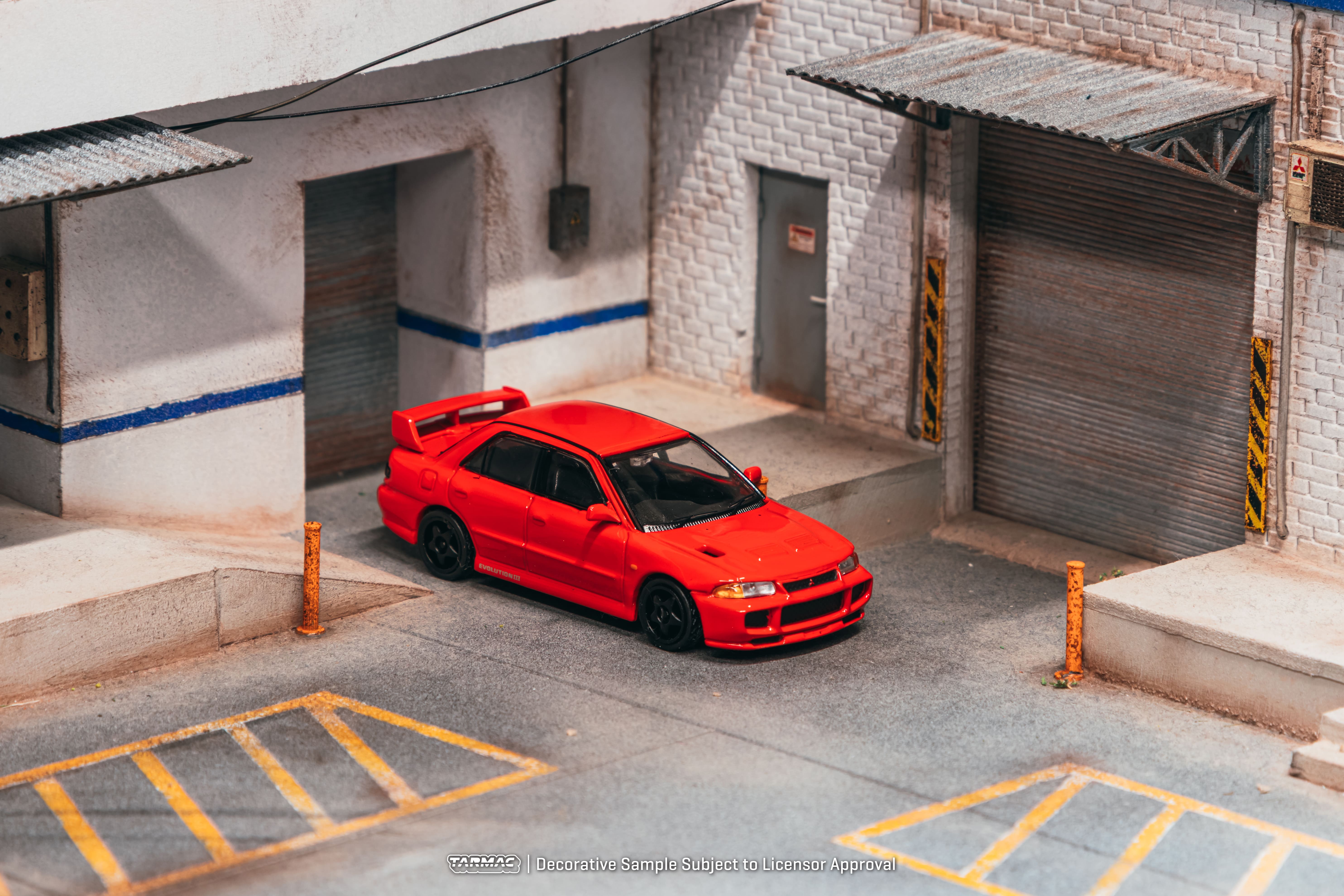 Mitsubishi Lancer GSR Evolution III 1995 red 1:64 Tarmac