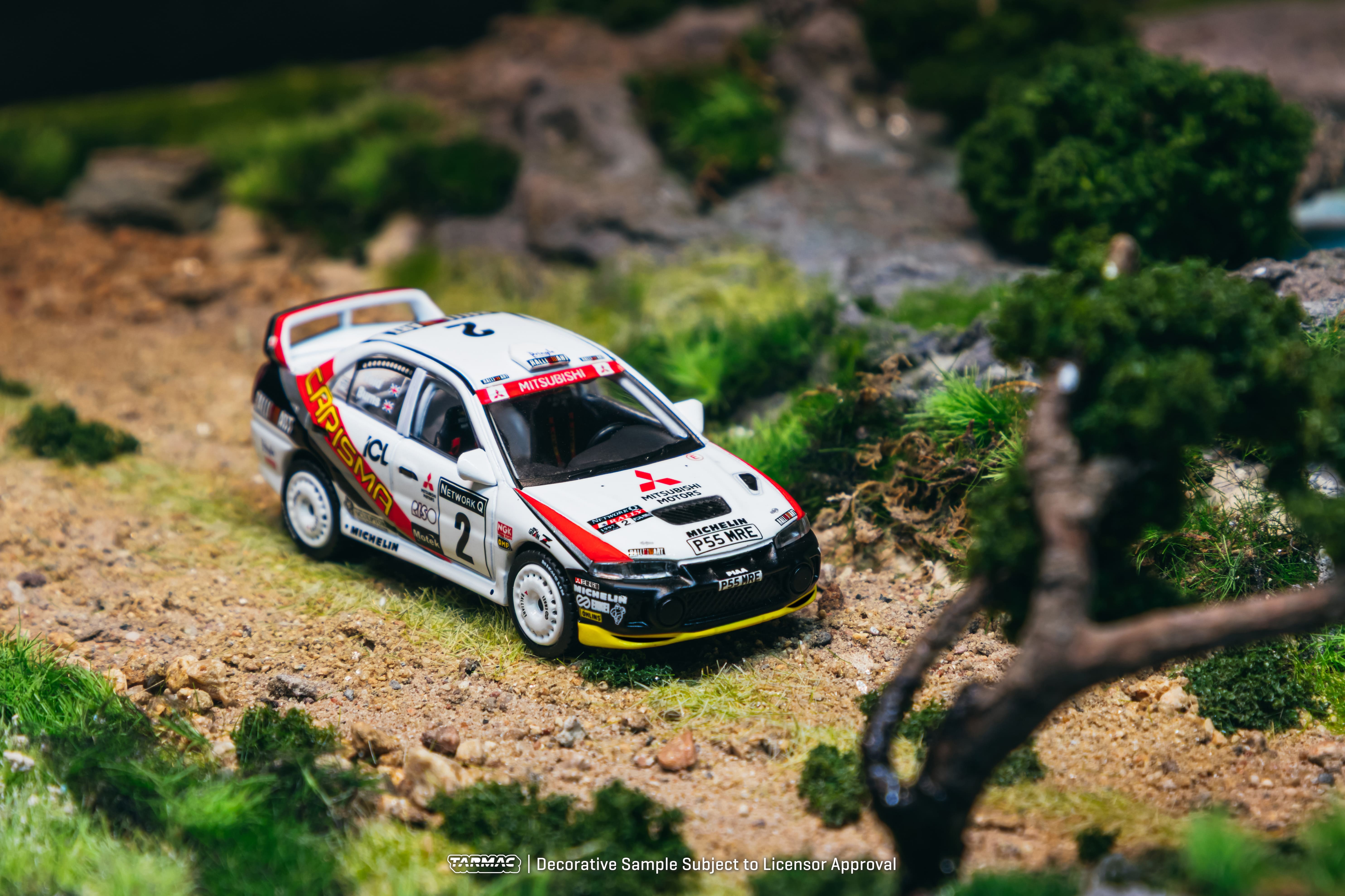 Mitsubishi Carisma GT Evolution IV #2 R.Burns/R.Reid RAC Rally 1997 1:64 Tarmac