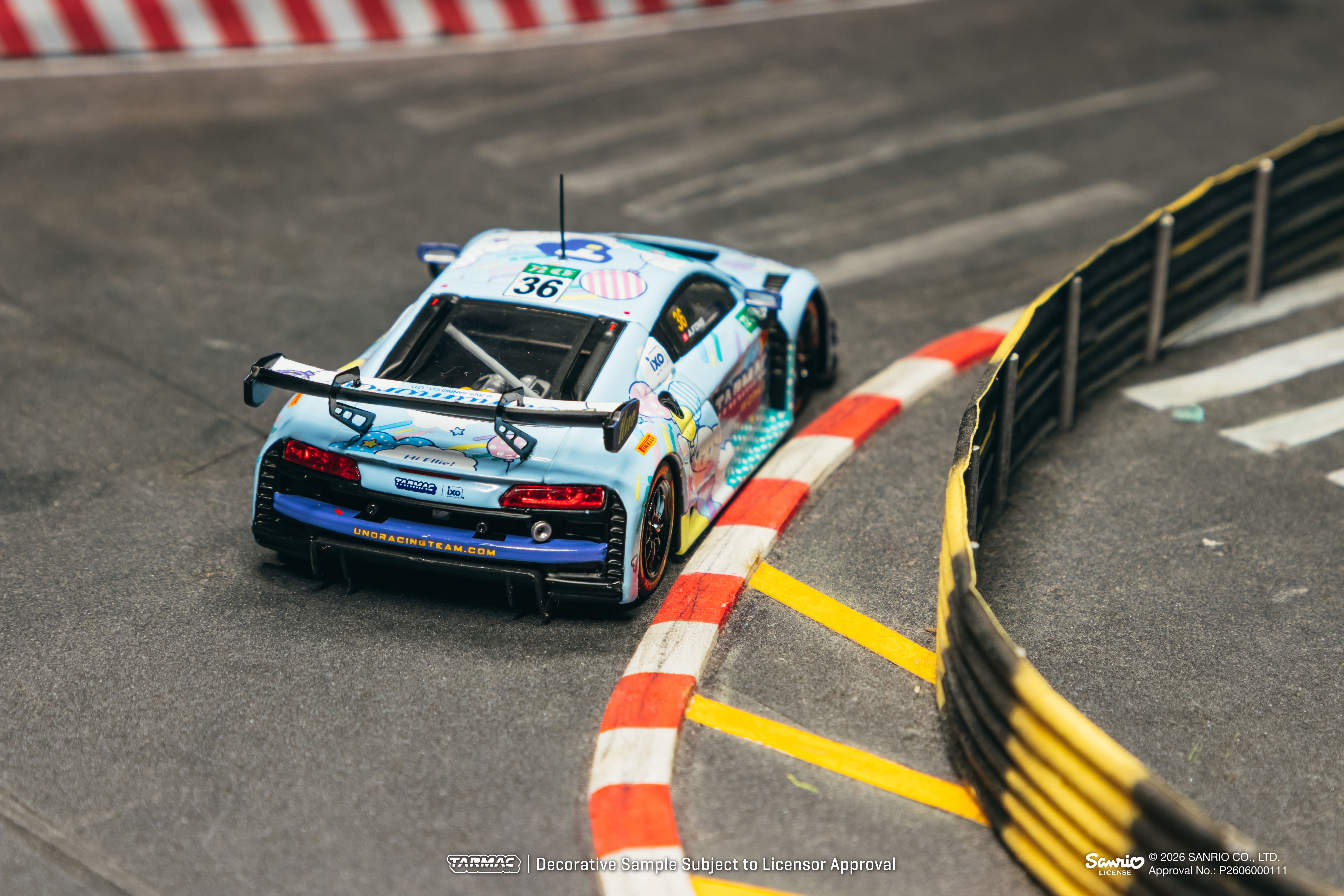 Audi R8 LMS GT3 EVO II Uno Racing #36 A.Fong Macau GT Cup FIA GT World Cup 2025 1:43 Tarmac