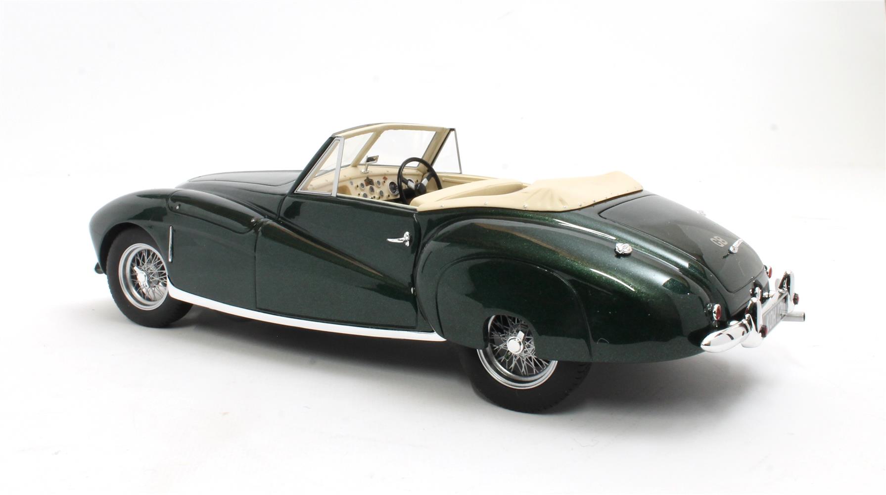 Aston Martin 2L Sports Spider Cabriolet Open 1949 green metallic 1:18 Cult Scale Models