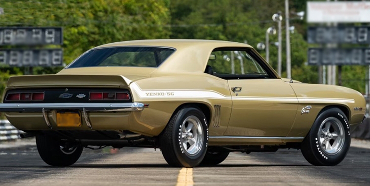 Chevrolet Yenko Camaro Coupe Prototype 1969 gold 1:18 Acme Diecast
