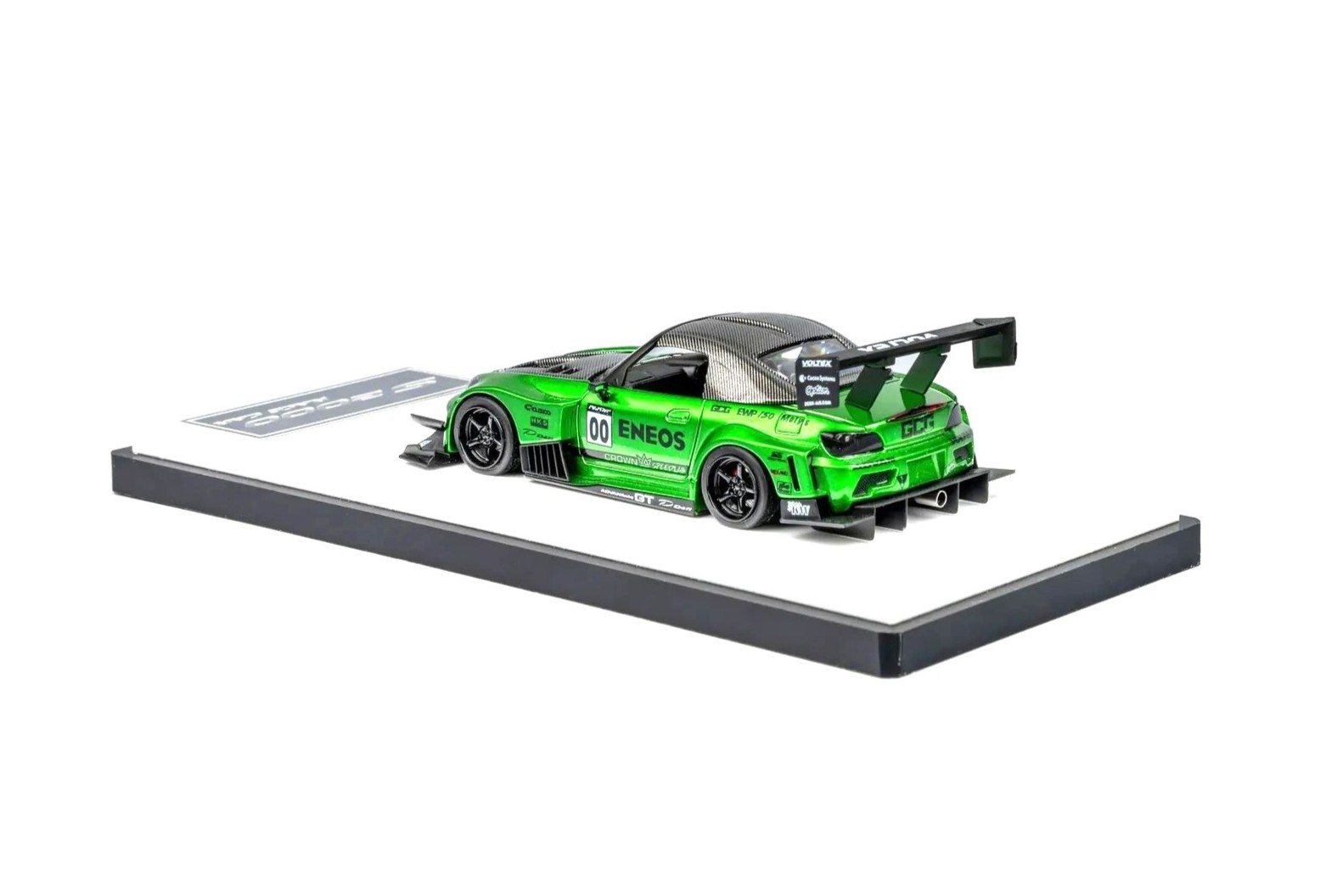 Honda Custom S2000 Race Car metallic green 1:64 Microturbo