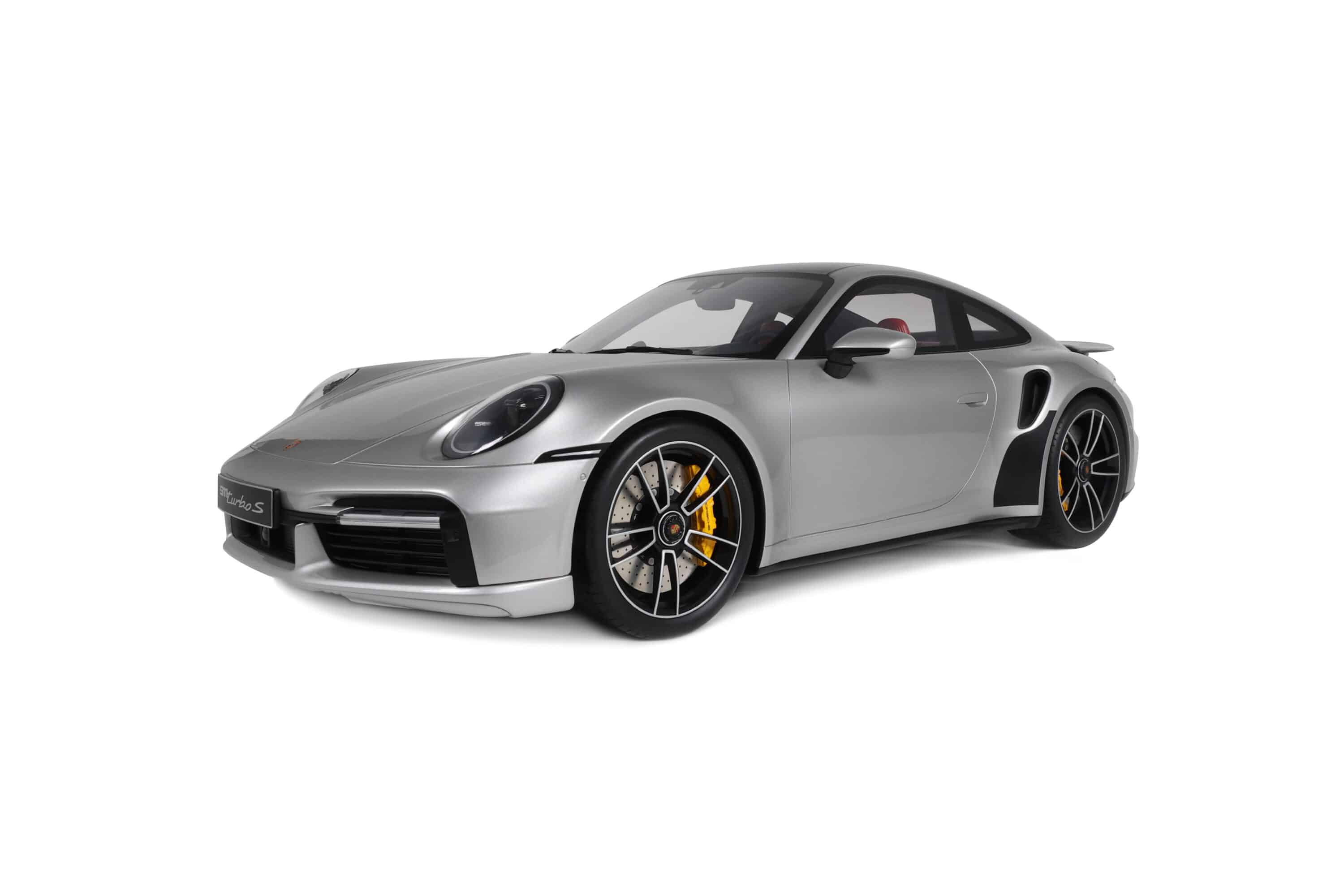 Porsche 911 (992.1) Turbo S 2020 silver 1:8 GT Spirit