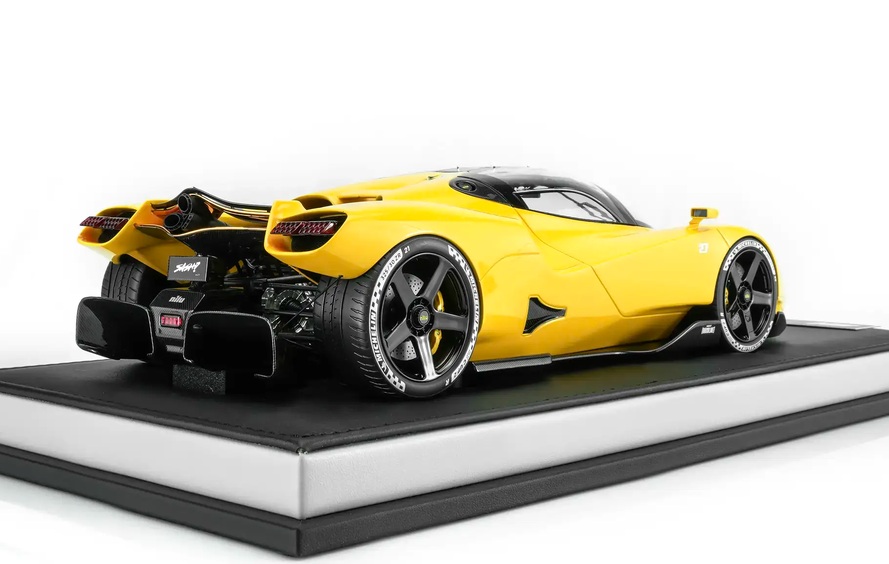 Nilu 27 V12 6.5L 1070hp 2024 nuclear yellow 1:18 Motorhelix