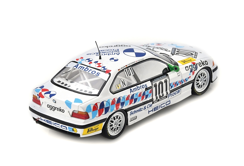 BMW M3 E36 Heico Dienstleistungen #101 K.Wlazik/F.Katthöfer/F.Rosterg Winner 24H Nürburgring 1994 1:43 Spark