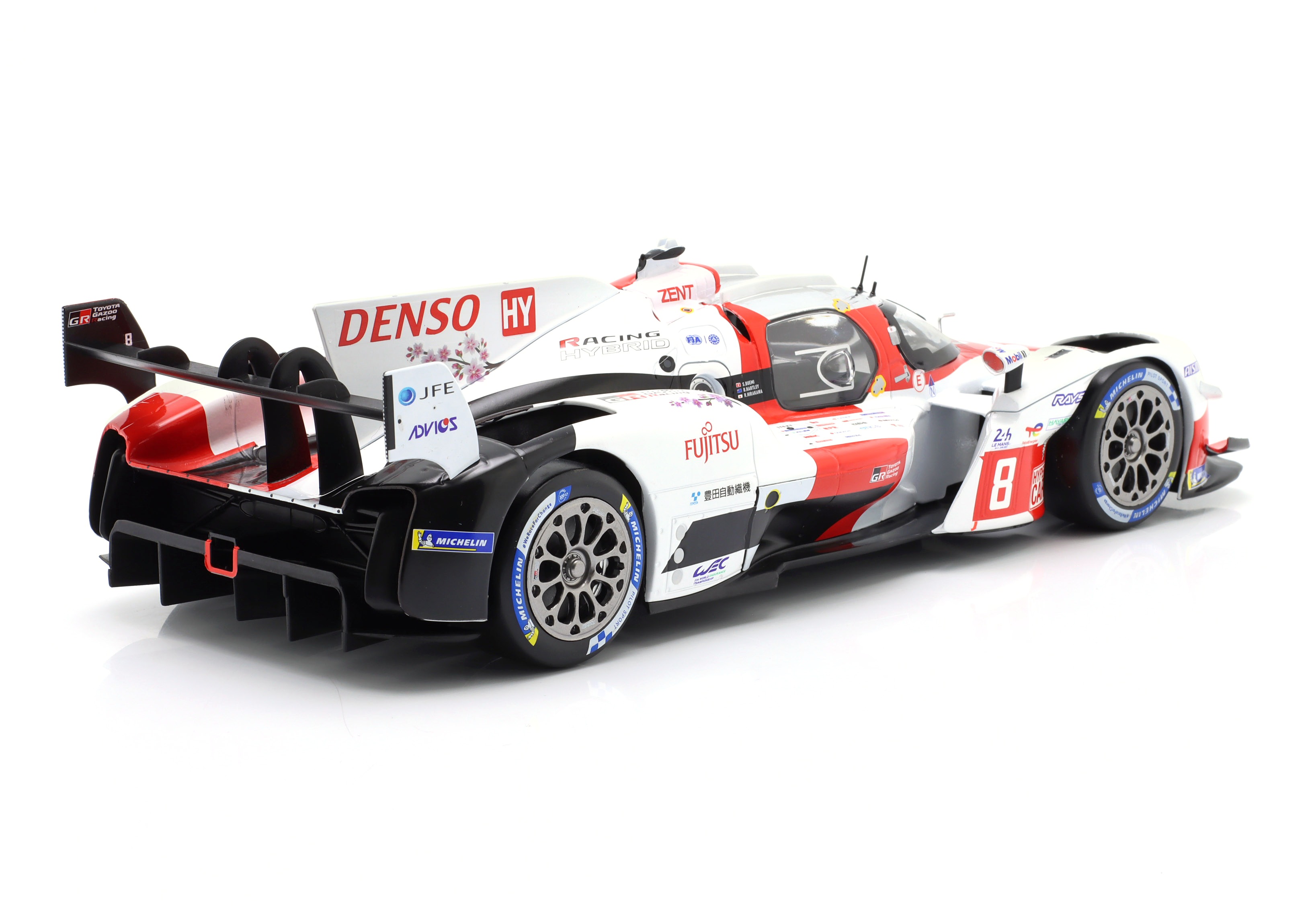 Toyota GR010 Hybrid Gazoo Racing #8 Buemi/Hartley/Hirakawa 24H Le Mans 2023 1:18 Ixo Models