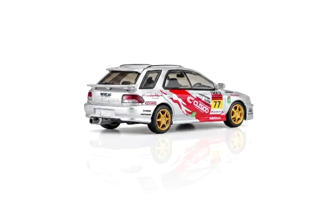 Subaru Impreza VI WRX STi SW Station Wagon #77 Cusco Livery 2003 silver 1:64 Motorhelix