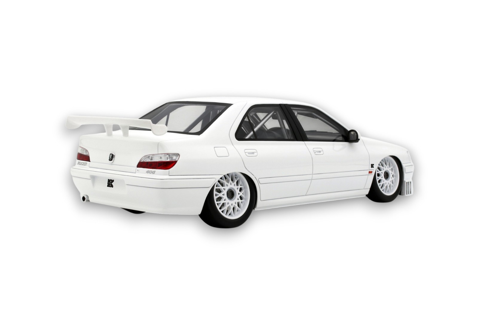 Peugeot 406 by Khyzyl Saleem 2024 white 1:18 OttOmobile