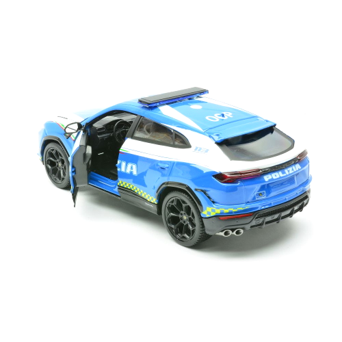 Lamborghini Urus Polizia 2018 light blue/white 1:24 Maisto