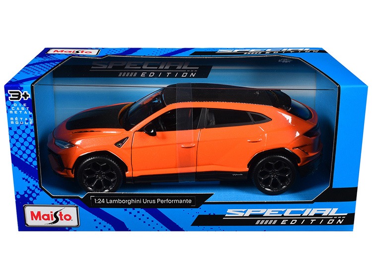Lamborghini Urus Performante 2023 orange 1:24 Maisto
