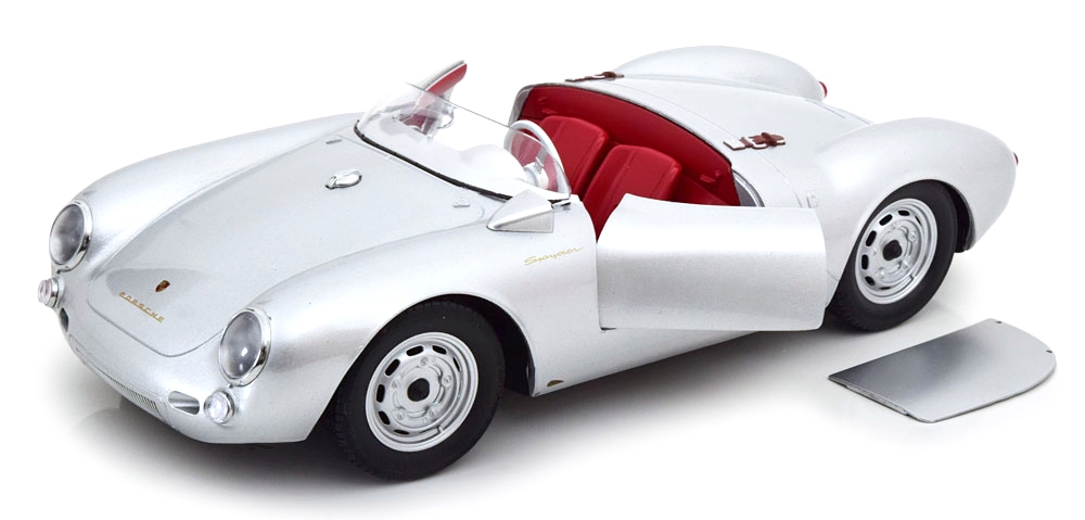 Porsche 550A Spider 1956 silver 1:12 KK Scale
