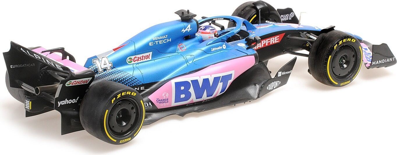 BWT Alpine F1 Team A522 #14 F.Alonso Australian GP 2022 1:18 Minichamps 
