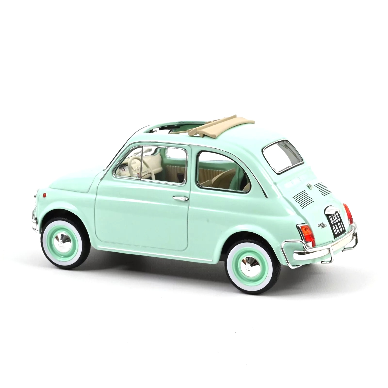 Fiat 500 L with Special Birth Pack pastel blue 1:18 Norev