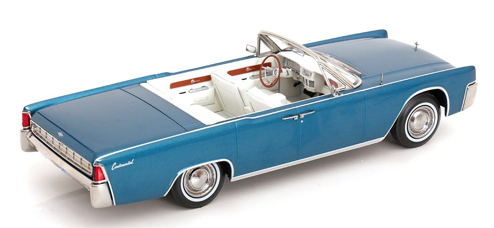 Lincoln Continental Convertible 1963 turquoise metallic 1:18 KK Scale
