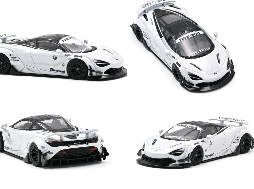 McLaren 720S Liberty Walk white 1:64 Inno Models