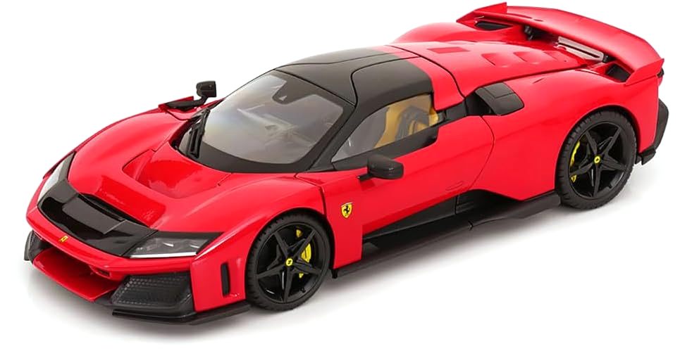 Ferrari F80 Signature Series red/silver wheels 1:18 Bburago