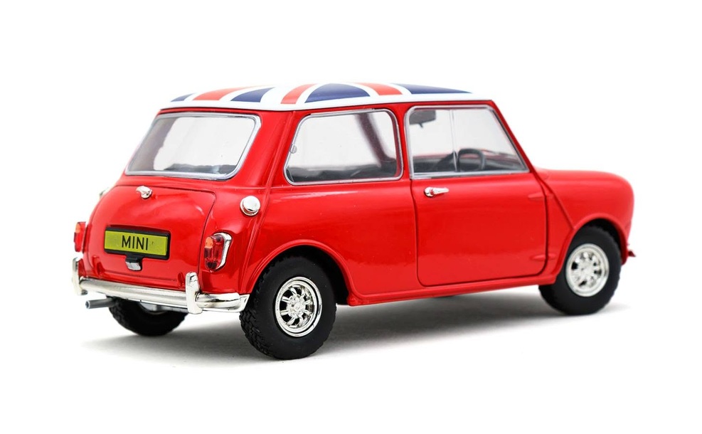 Mini Cooper Union Jack Roof red 1:18 Tiny Toys