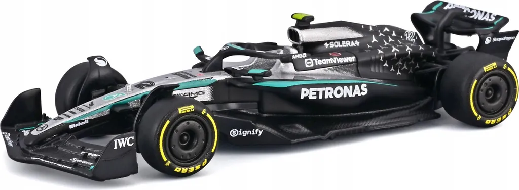Mercedes-AMG Petronas F1 Team F1 W16 E Performance #12 A.K.Antonelli Season 2025 1:64 Bburago