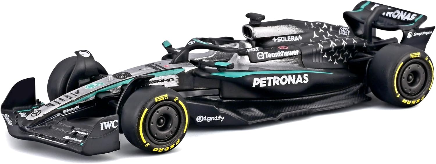 Mercedes-AMG Petronas F1 Team F1 W16 E Performance #63 G.Russell Season 2025 1:64 Bburago