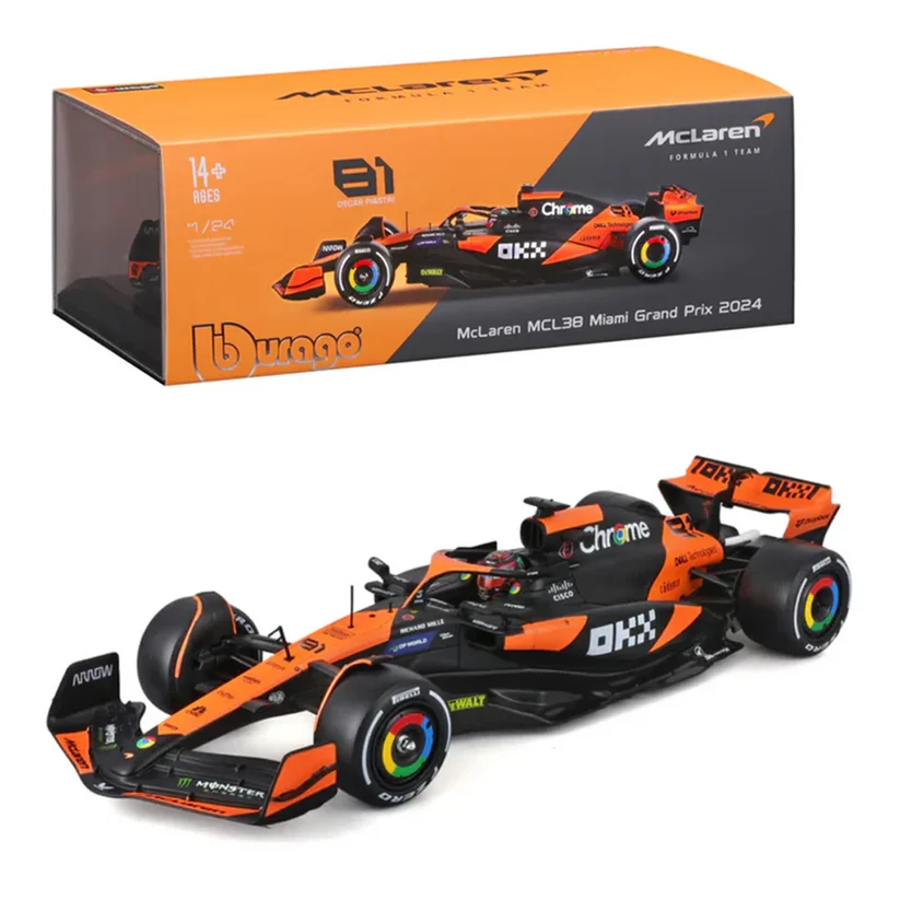 McLaren MCL38 #81 O.Piastri 2024 1:24 Bburago