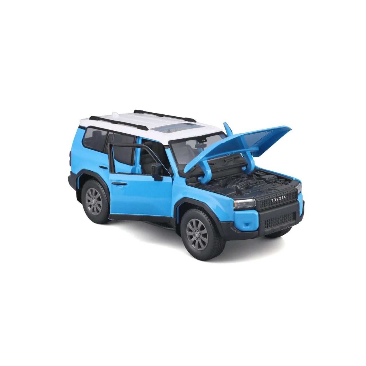 Toyota Land Cruiser 2024 blue 1:24 Maisto
