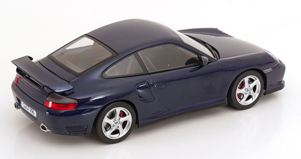 Porsche 911 996 GT2 2001 dark blue metallic 1:18 KK Scale