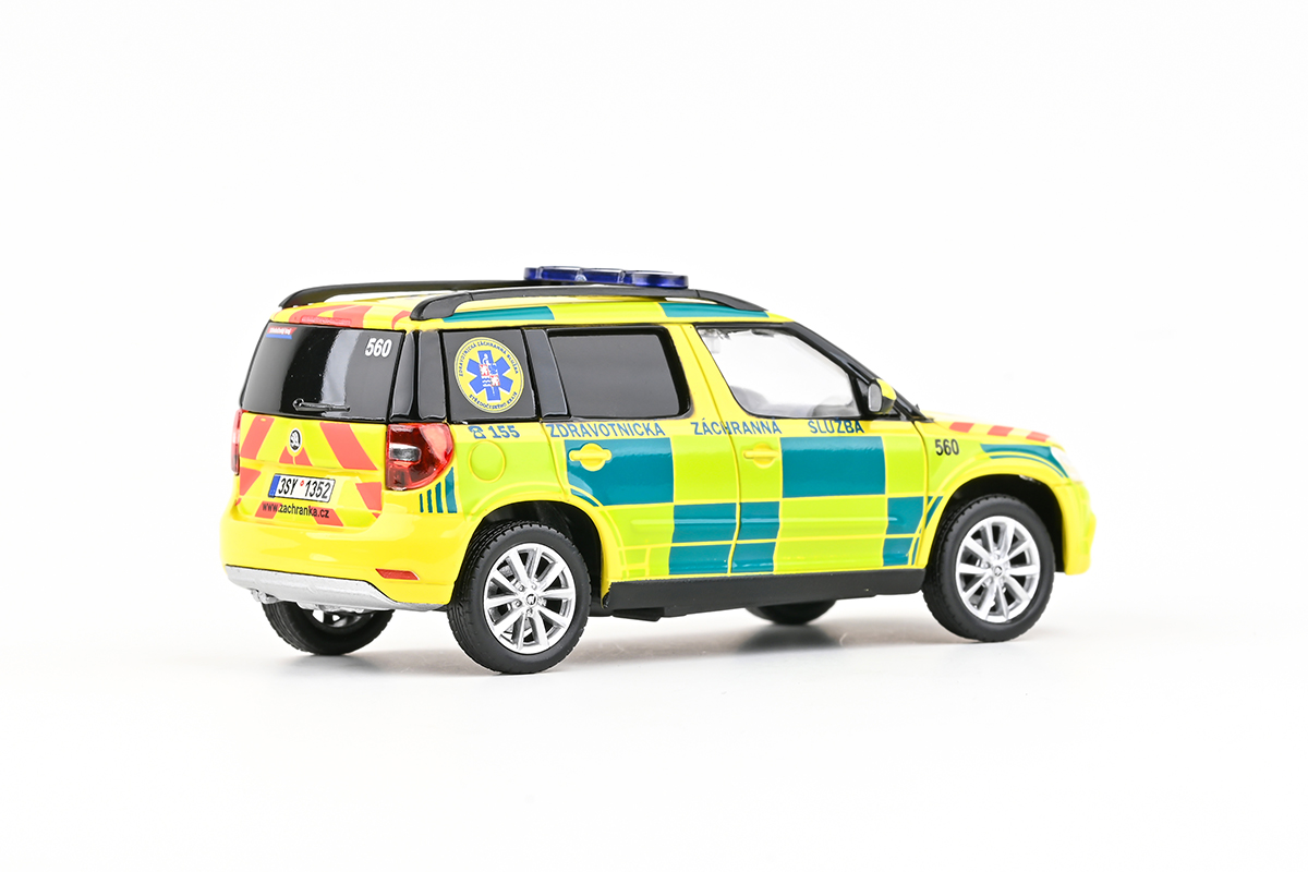 Škoda Yeti FL 2013 ZZS Středočeského Kraje 560 1:43 Abrex