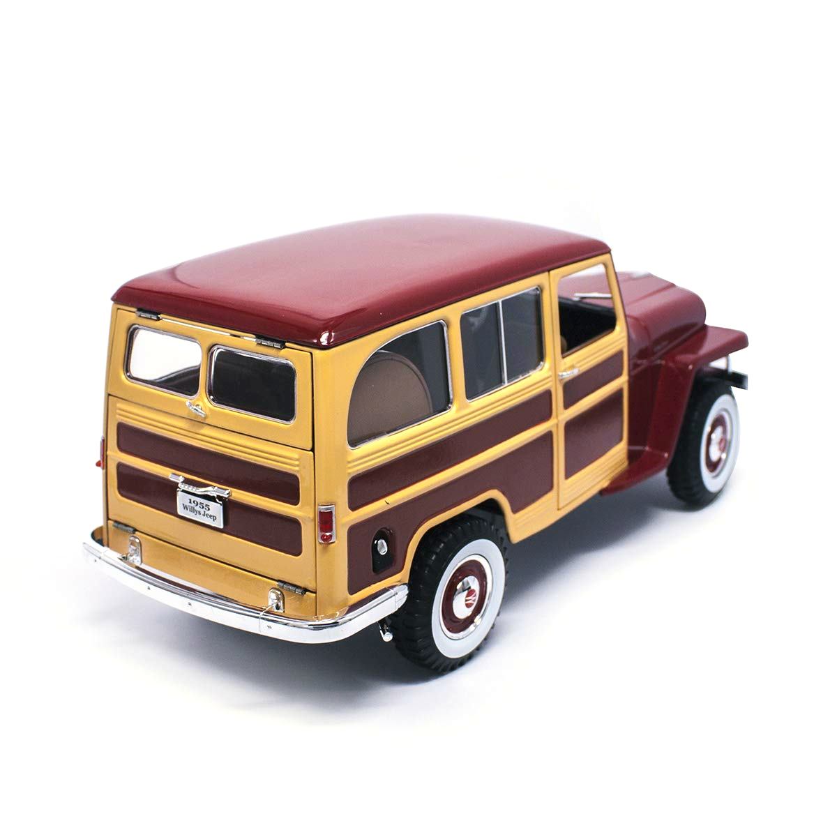 Jeep Willys Station red 1:18 Lucky Diecast