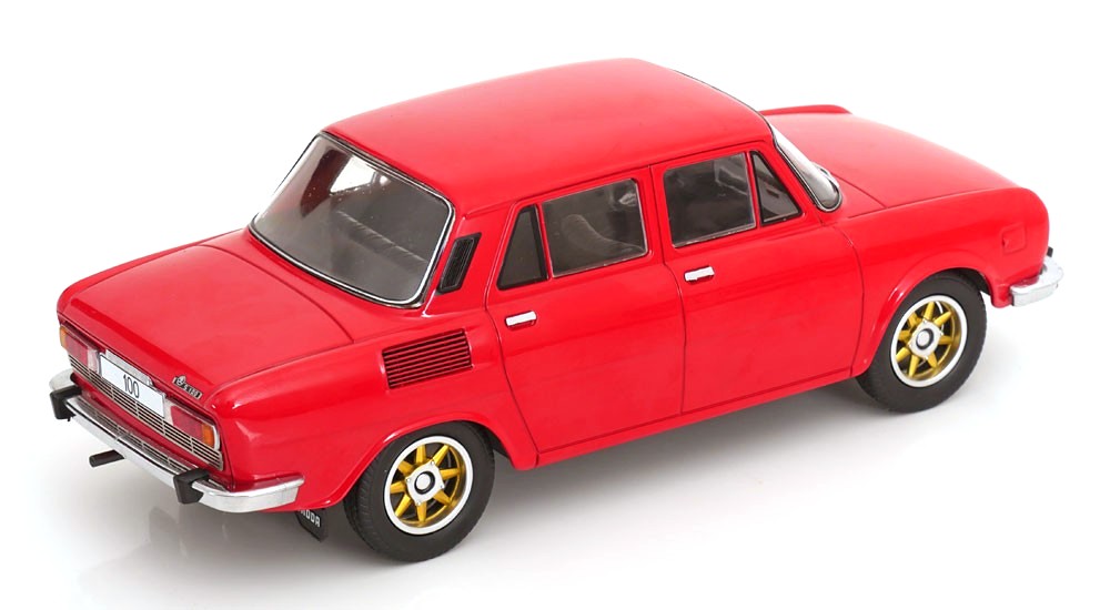 Škoda 100 1969 red 1:18 MCG Modelcar Group
