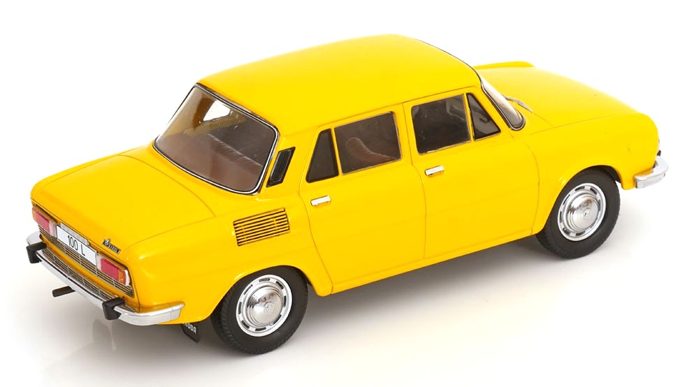 Škoda 100 1969 yellow 1:18 MCG Modelcar Group