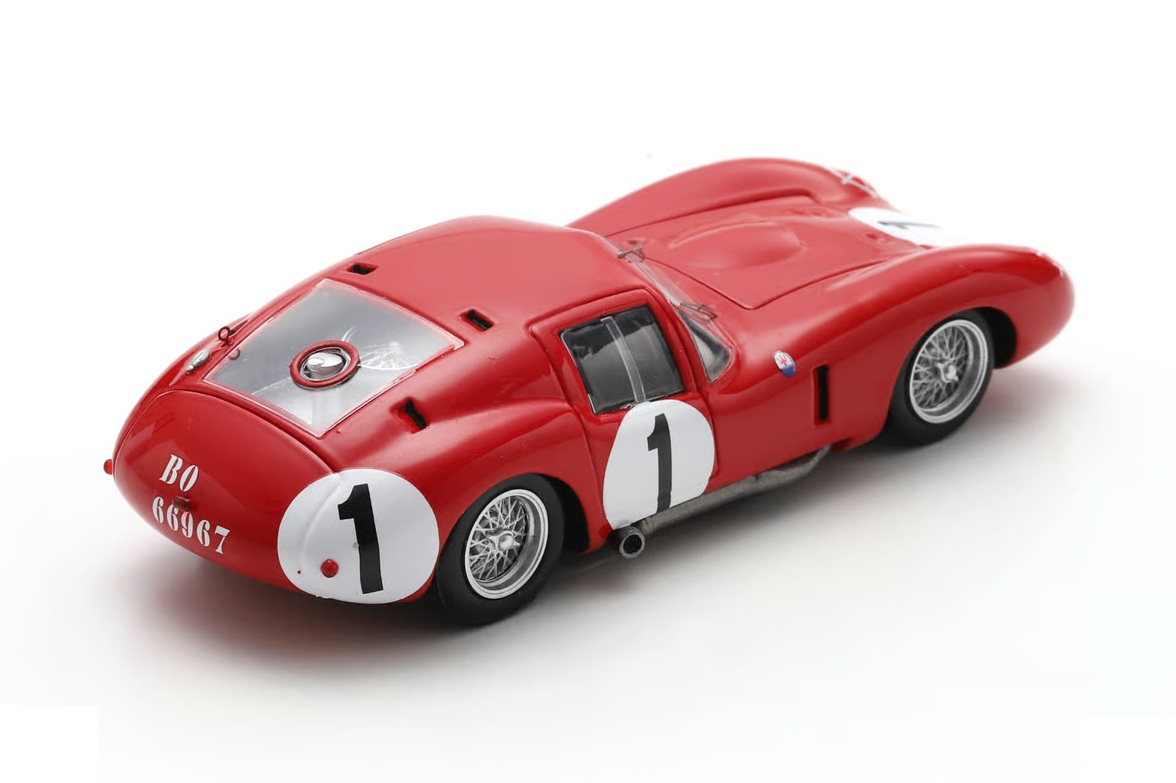 Maserati 450S Zagato Coupe #1 S.Moss/ H.Schell 24H Le Mans 1957 1:43 Spark