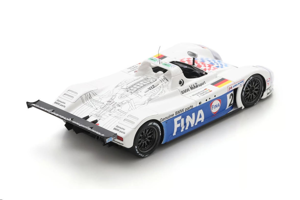 BMW V12 LM BMW Motorsport #2 Martini/ Winkelhock/ Cecotto 24H Le Mans 1998 1:43 Spark