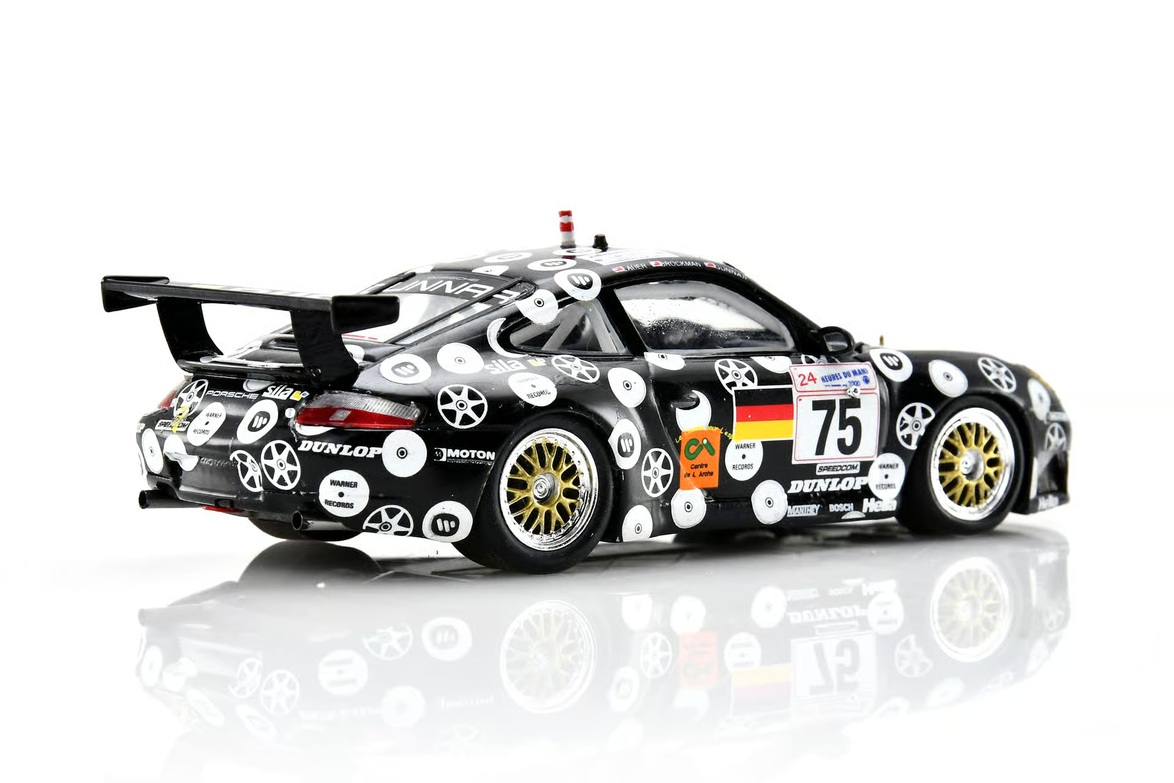 Porsche 996 GT3 R #75 G.Jeannette/ M.Brockman/ M.Lauer 27th 24H Le Mans 2000 1:43 Spark
