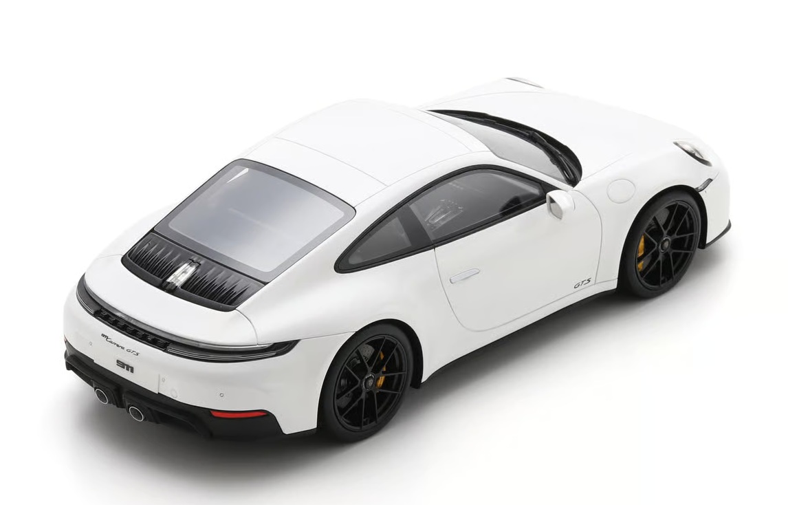 Porsche 911 Carrera GTS Coupe 992.2 white 1:18 Spark