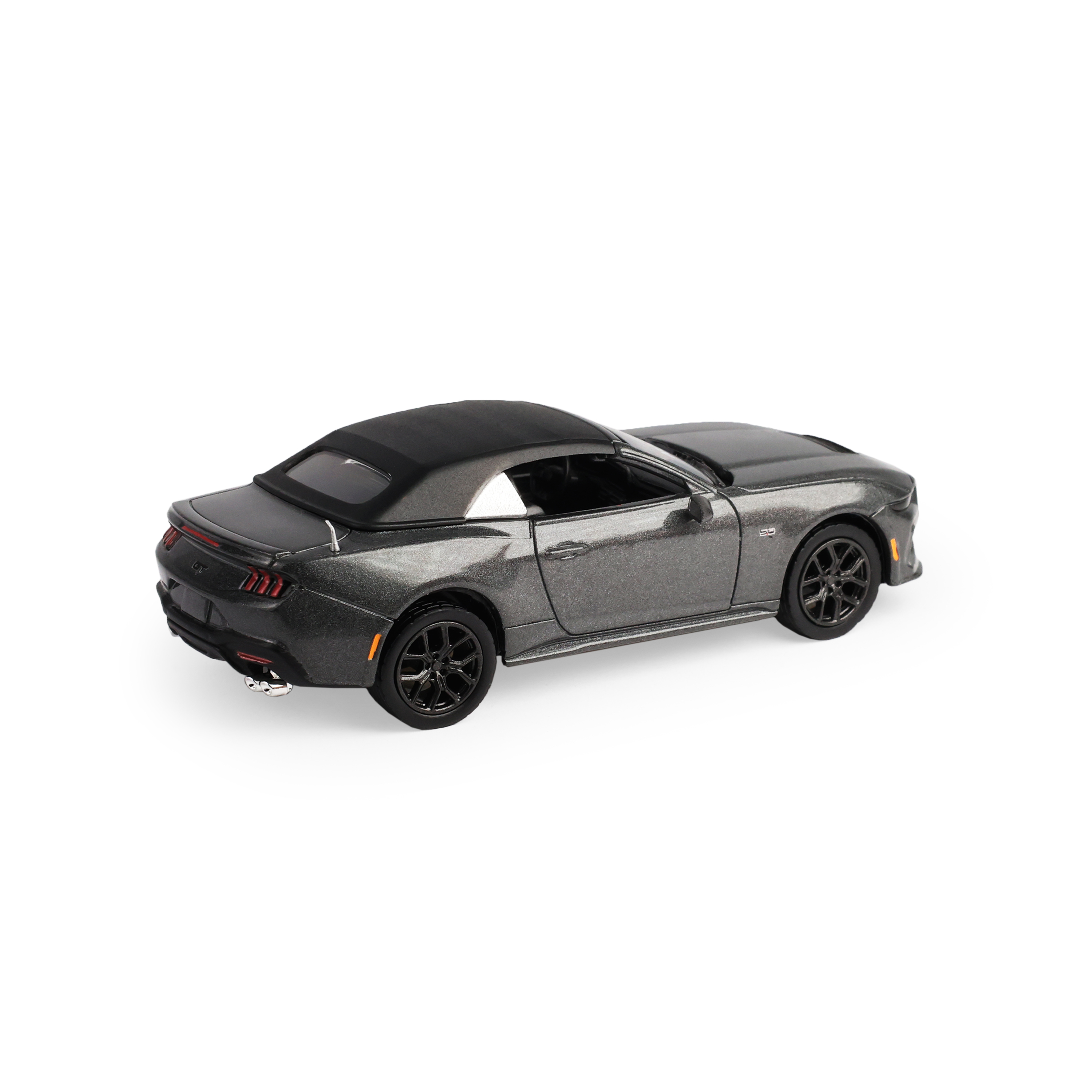 Ford Mustang GT 5.0 Convertible 2024 *The Mustang Stampede Series 2* dark matter gray 1:64 Greenlight