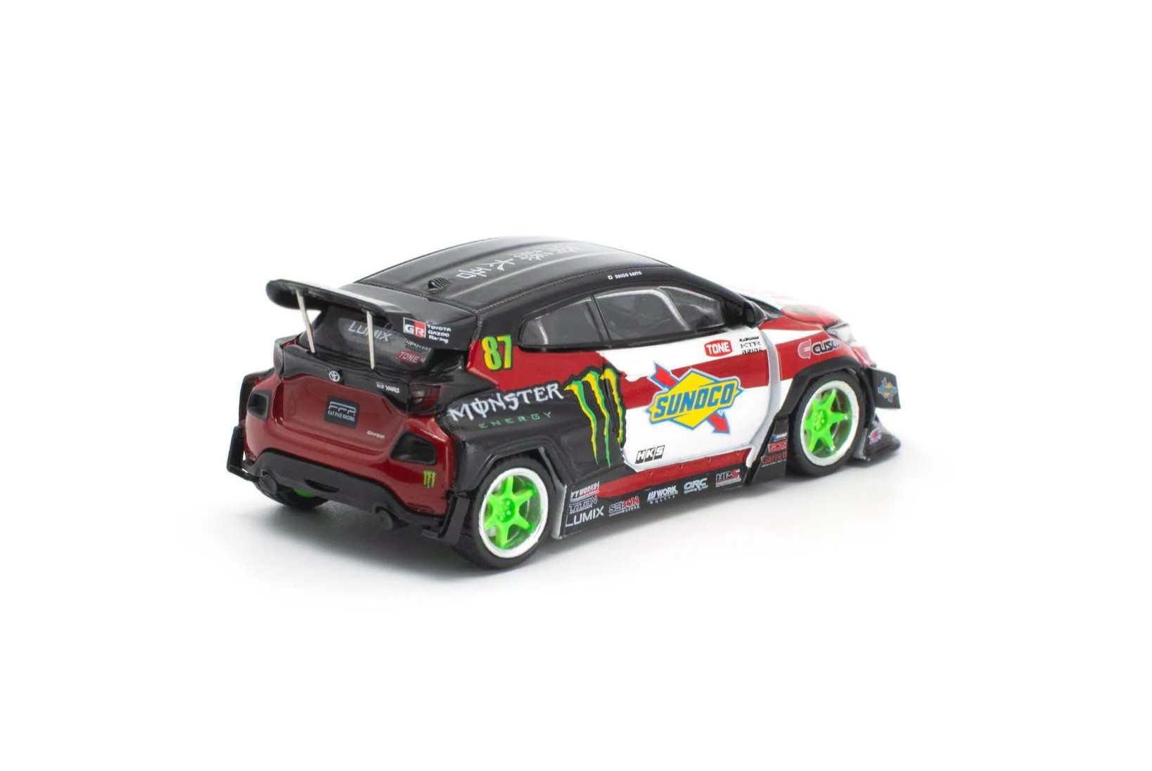 Toyota Pandem GR Yaris #87 Daigo Saito 1:64 WORKS