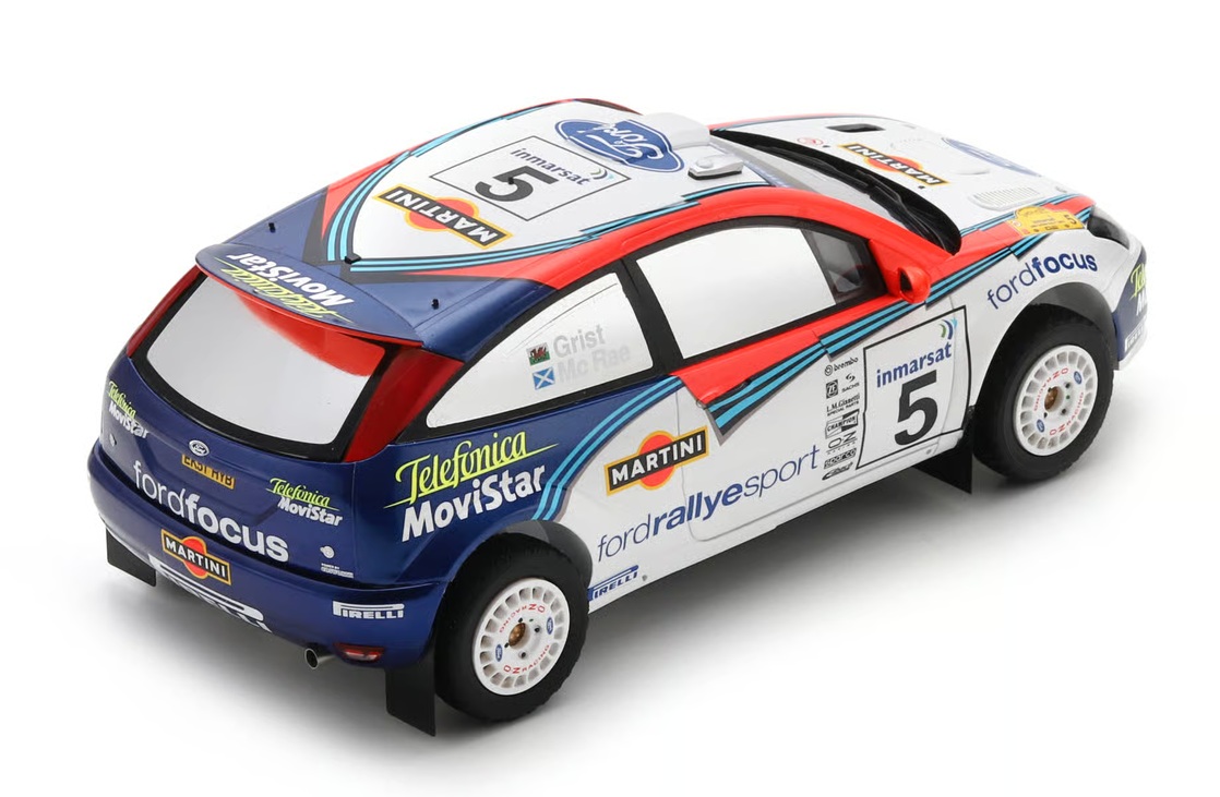 Ford Focus WRC 02 #5 C.McRae/ N.Grist Winner Rallye Safari 2002 1:18 Spark