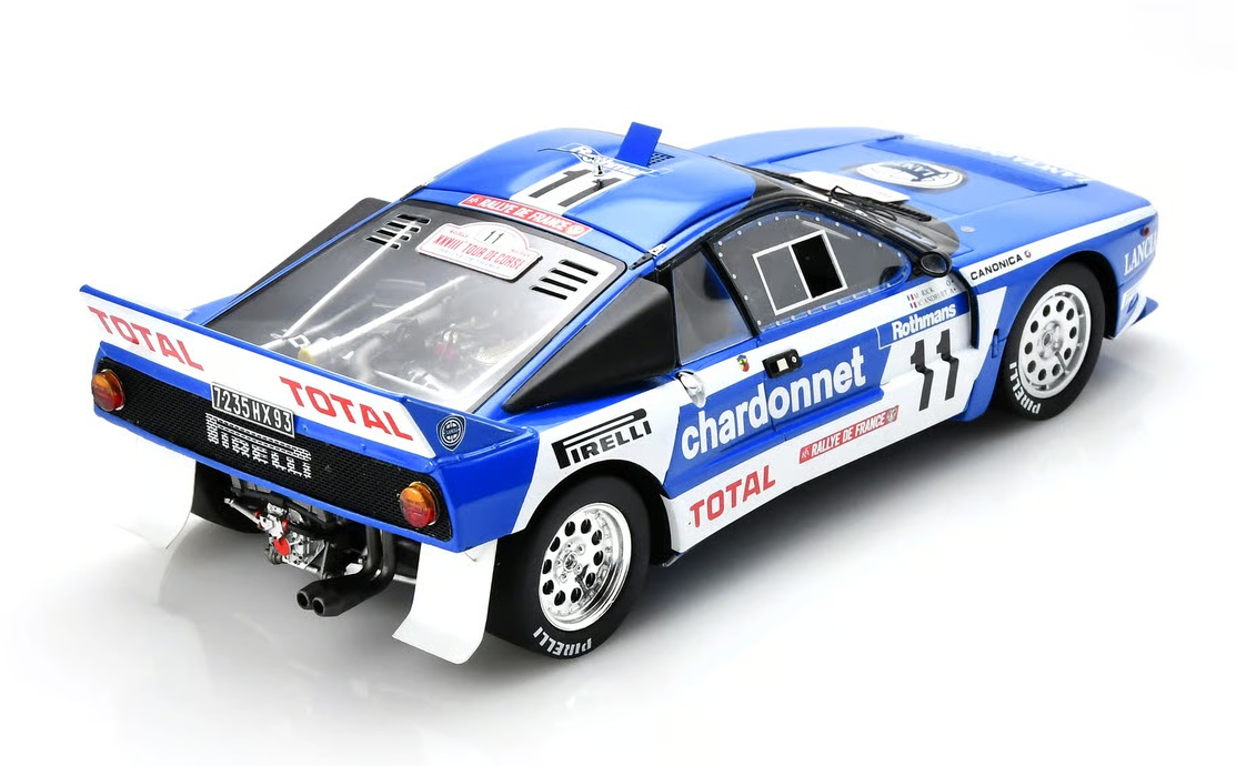 Lancia Rally 037 #11 J.-C.Andruet/ M.Rick-Place 6th Tour de Corse 1984 1:18 Spark