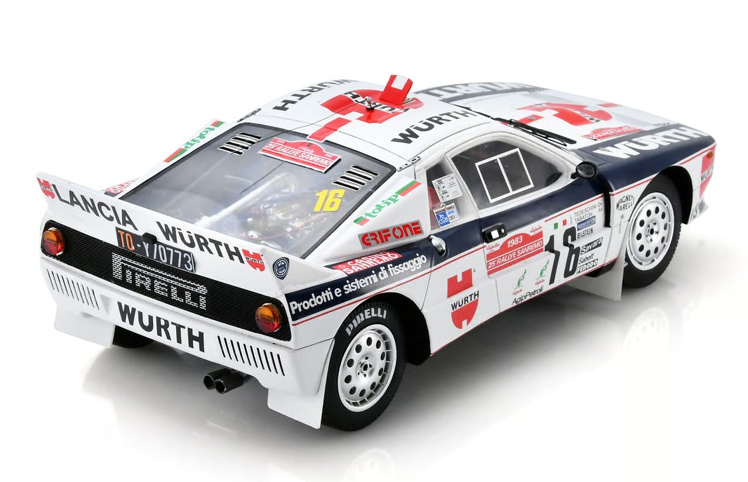 Lancia Rally 037 #16 F.Tabaton/ L.Tedechini Rallye Sanremo 1983 1:18 Spark
