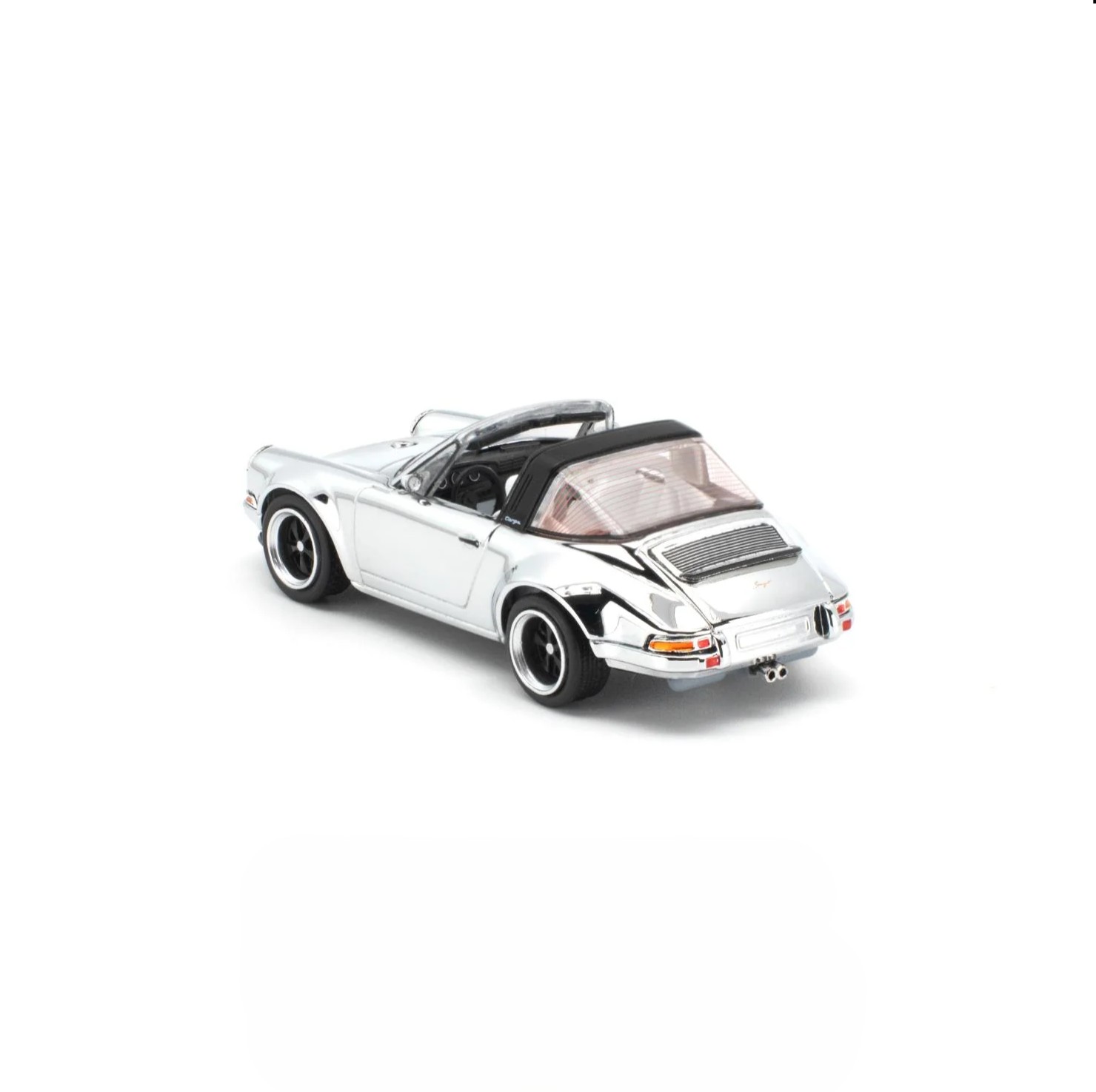 Porsche Singer Targa silver metallic 1:64 Pop Race