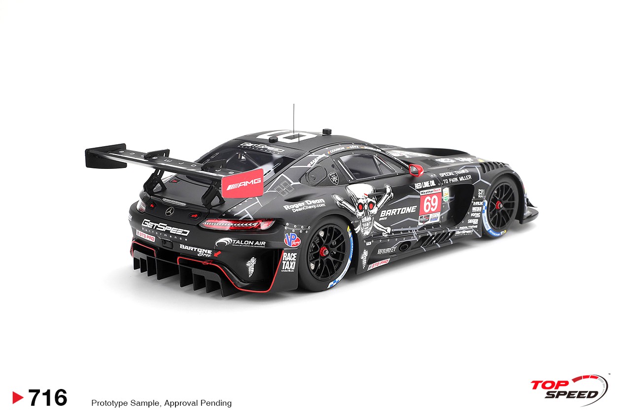 Mercedes-Benz AMG GT3 Getspeed #69 Bartone/ Gounon/ Götz/ Schiller 24H Daytona 2026 1:18 TopSpeed Models