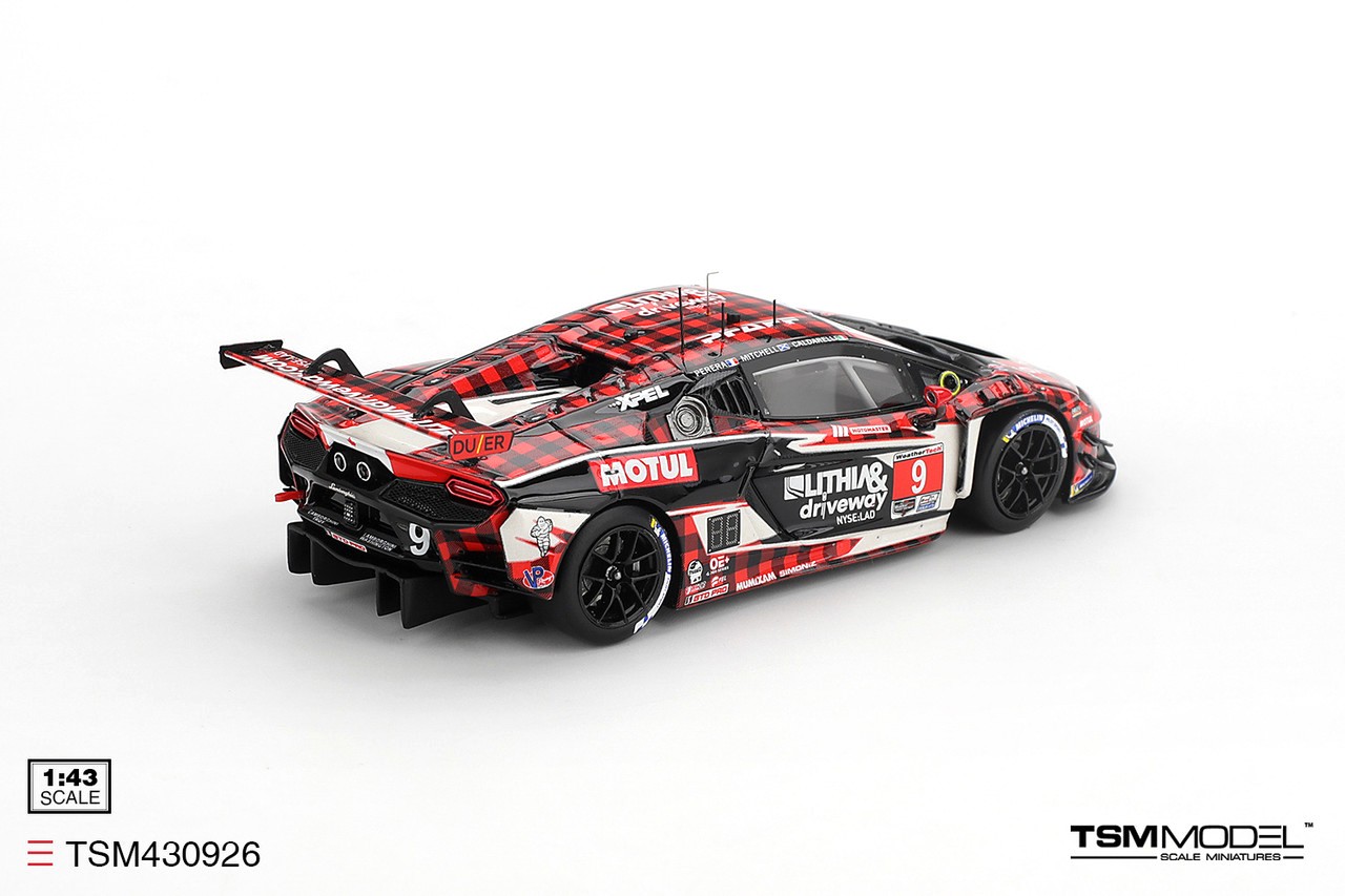 Lamborghini Temerario GT3 PFAFF Motorsports #9 12H Sebring 2015 1:43 TSM Model