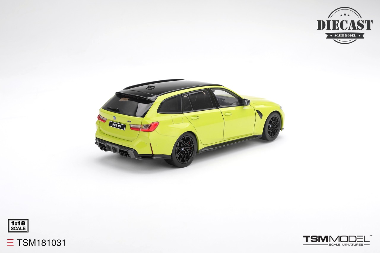 BMW M3 Touring G81 2023 Sao Paulo yellow solid 1:18 TSM Model