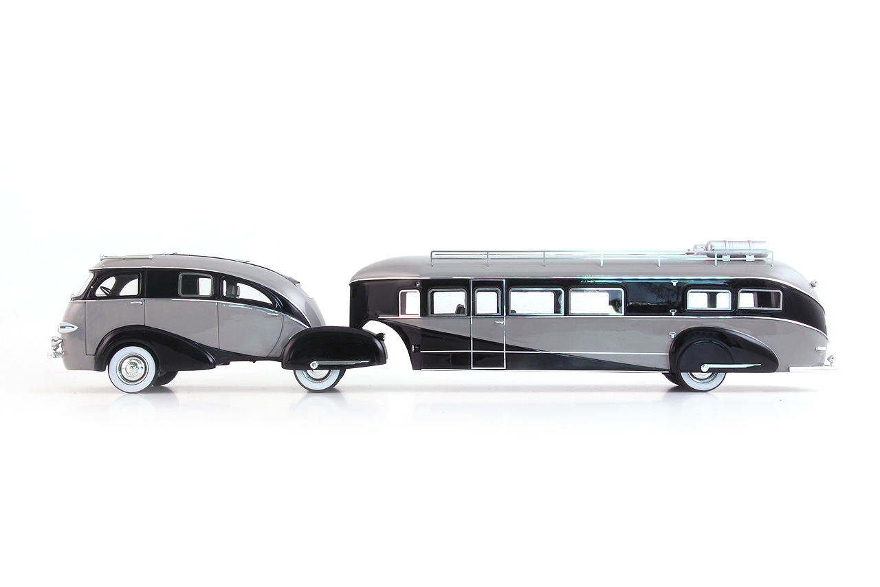 Zephir Land Yacht 1936 grey/black 1:43 AutoCult