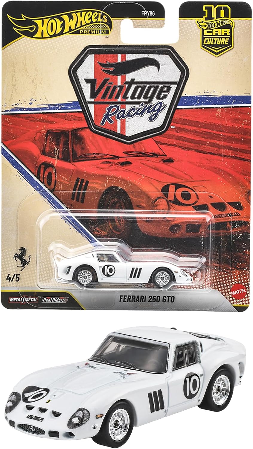 Ferrari 250 GTO white 1:64 HotWheels