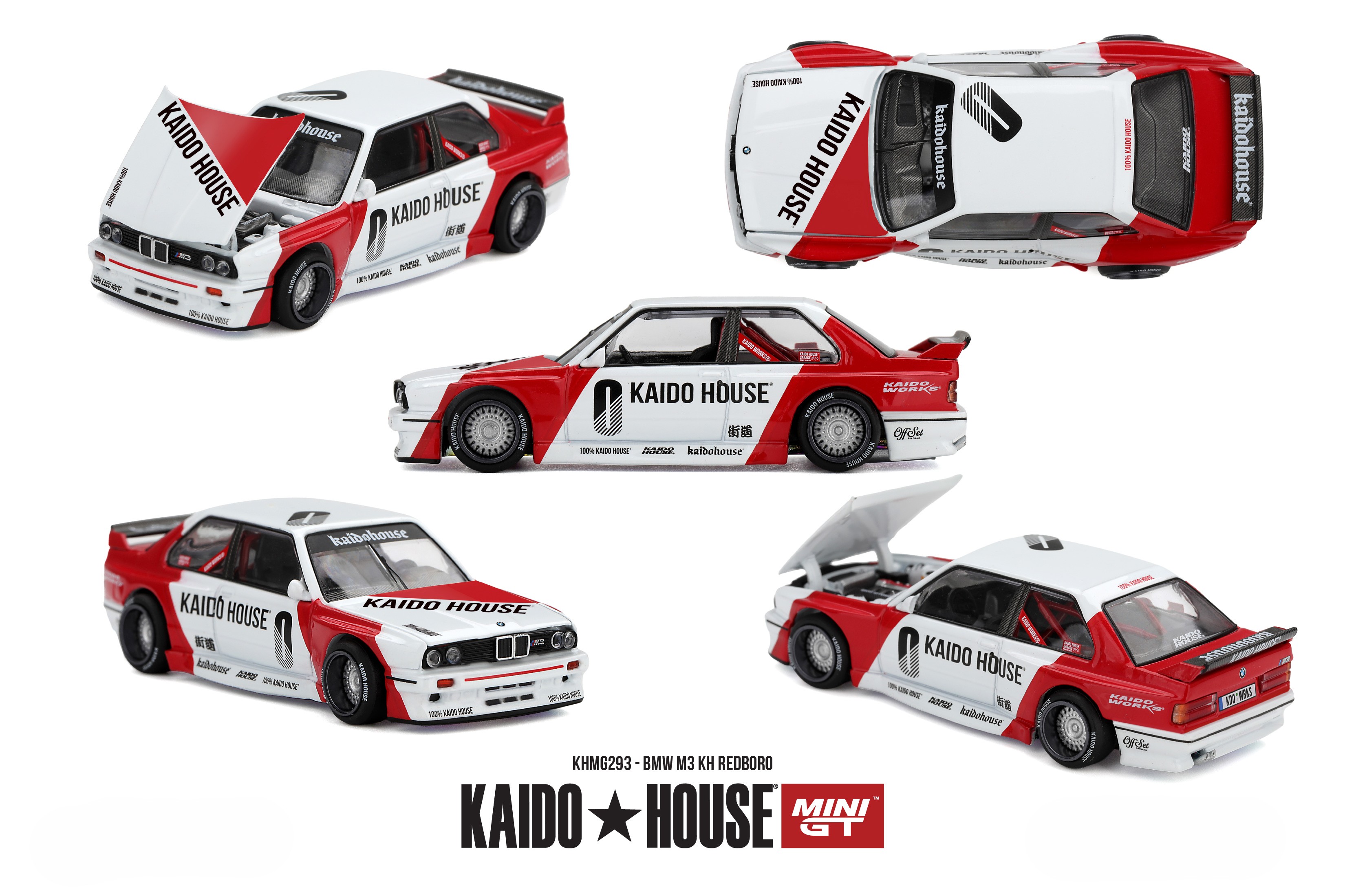 BMW M3 (E30) 1989 Kaido ★ House Redboro 1:64 Mini GT