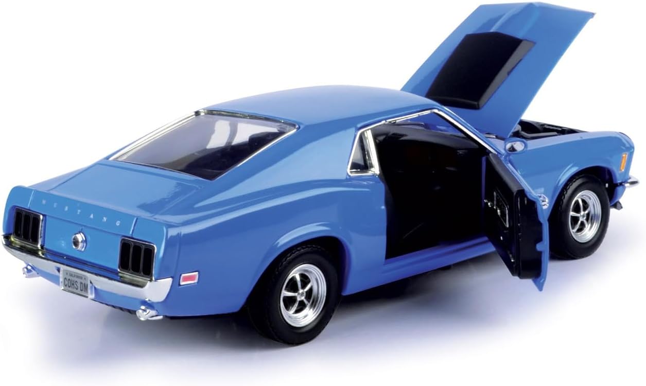 Ford Mustang Boss 429 1970 blue 1:24 Motor Max