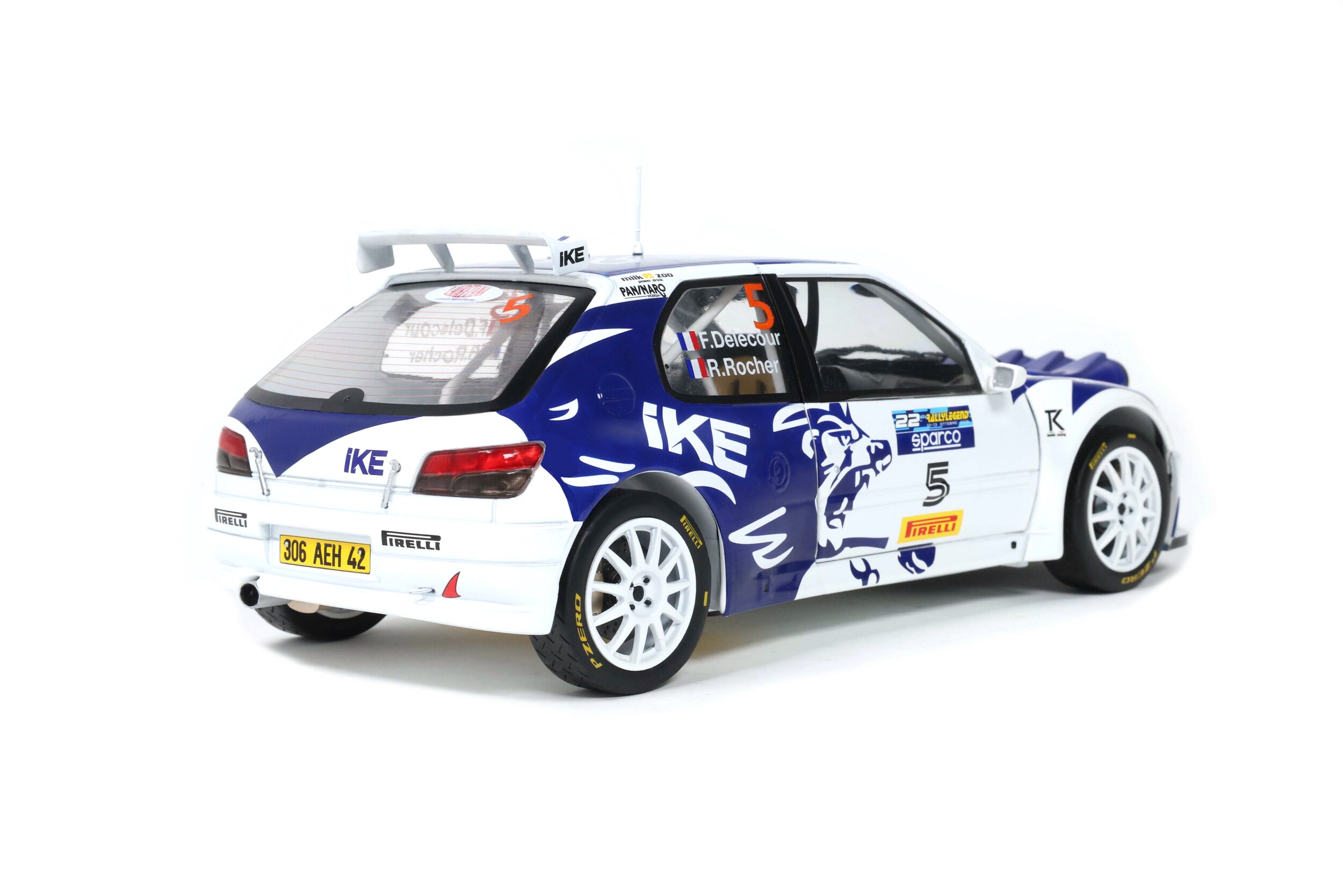 Peugeot 306 Maxi #5 Delecour/Roche Rally Legend 2024 1:18 Solido